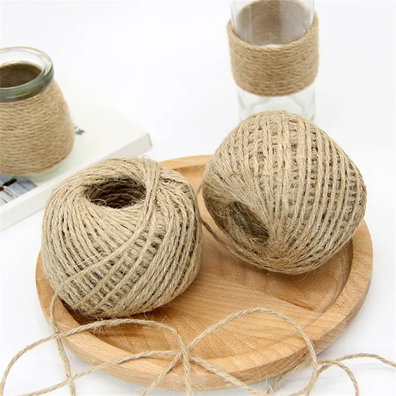50M/Roll Children's Handmade Thread DIY Craft Supplies Hemp Cords Home Party Photos Decorative Linen Braided Rope Bakers Twine
50M/Roll Children's Handmade Thread DIY Craft Supplies Hemp Cords Home Party Photos Decorative Linen Braided Rope Bakers Twine