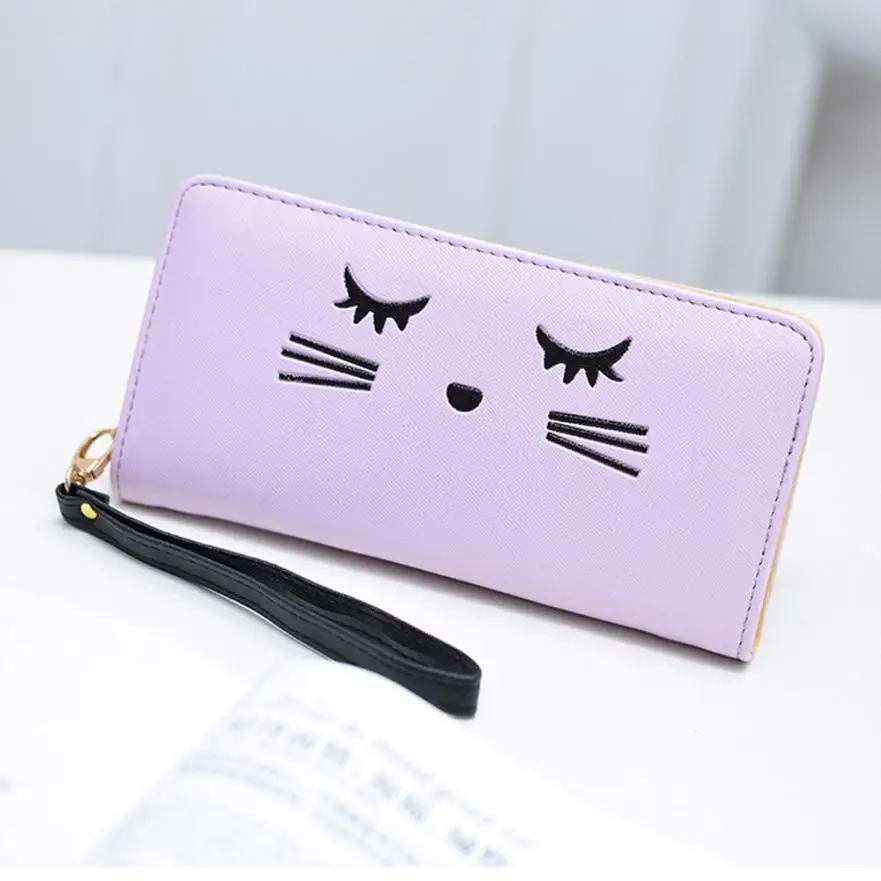 Women's Wallets Purses Card Holder Zipper Ladies Leather Handbag Cat Pattern Cute Cartoon Clutch Fashion Long Purse 2018 New
Women's Wallets Purses Card Holder Zipper Ladies Leather Handbag Cat Pattern Cute Cartoon Clutch Fashion Long Purse 2018 New