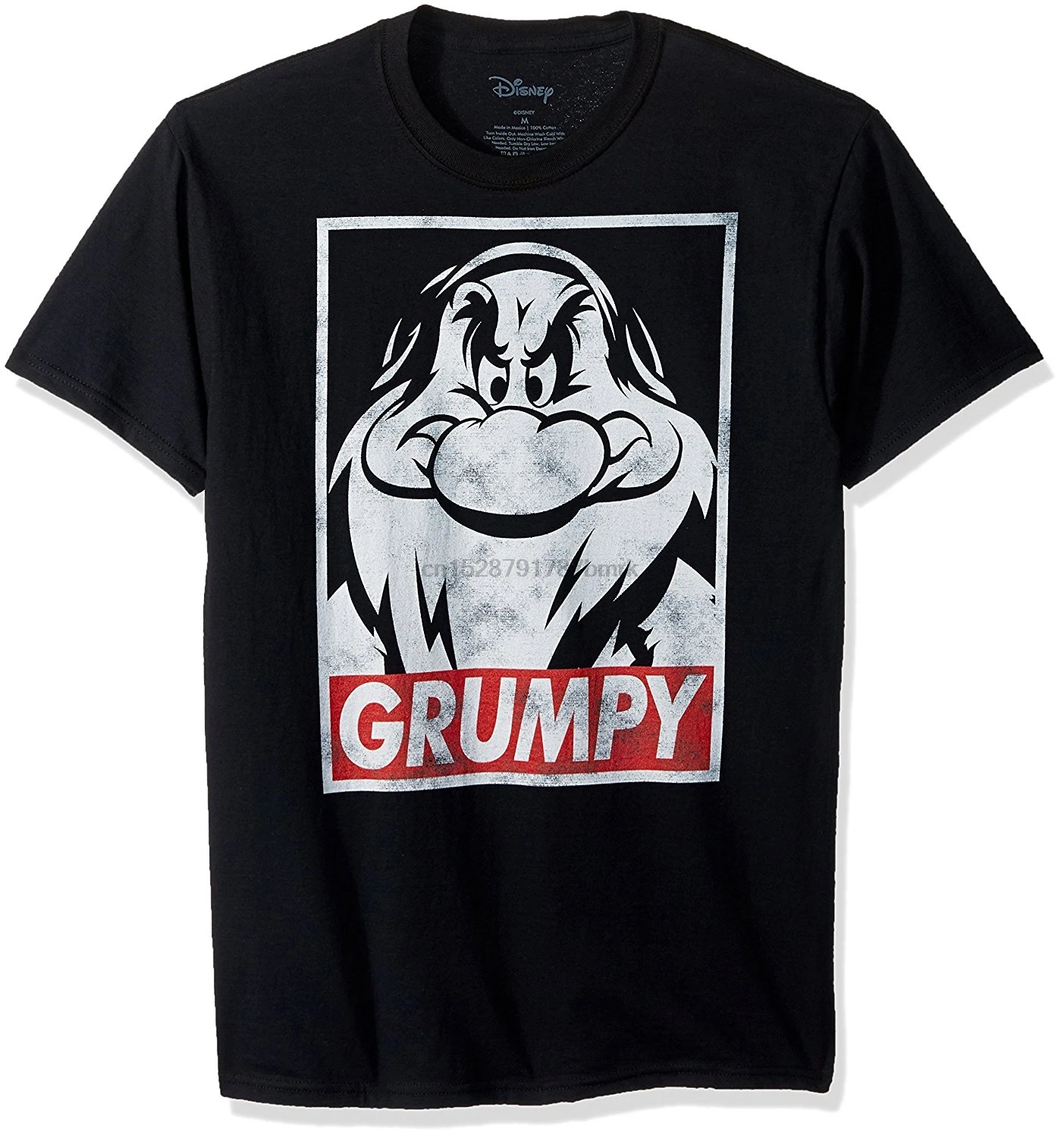 Men Snow White And Seven Dwarfs Grumpy Graphic T Shirt