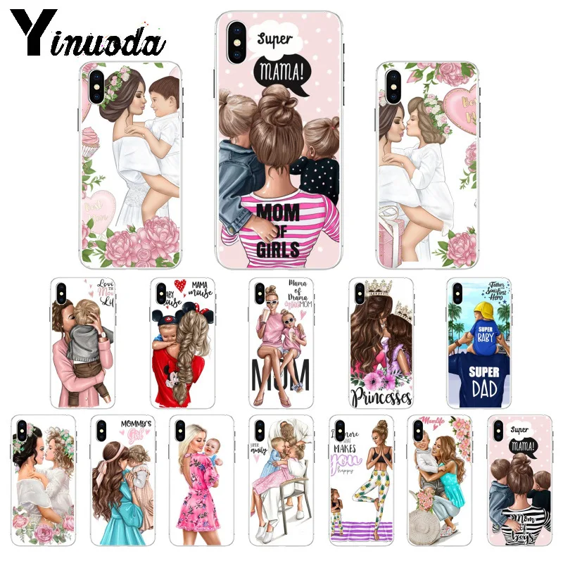 Yinuoda Cute Brown Hair Boy Girl princess Mom Baby TPU Soft Silicone Phone Case for iPhone X XS MAX 6 6S 7 7plus 8 8Plus 5 5S XR
Yinuoda Cute Brown Hair Boy Girl princess Mom Baby TPU Soft Silicone Phone Case for iPhone X XS MAX 6 6S 7 7plus 8 8Plus 5 5S XR