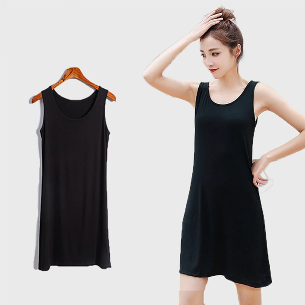 Women's Sexy Slips Solid Color Sleeveless Bodycon Evening Slim Mini Dress Slips Casual O-Neck Tank Summer Dress Slips Sleeveless
Women's Sexy Slips Solid Color Sleeveless Bodycon Evening Slim Mini Dress Slips Casual O-Neck Tank Summer Dress Slips Sleeveless