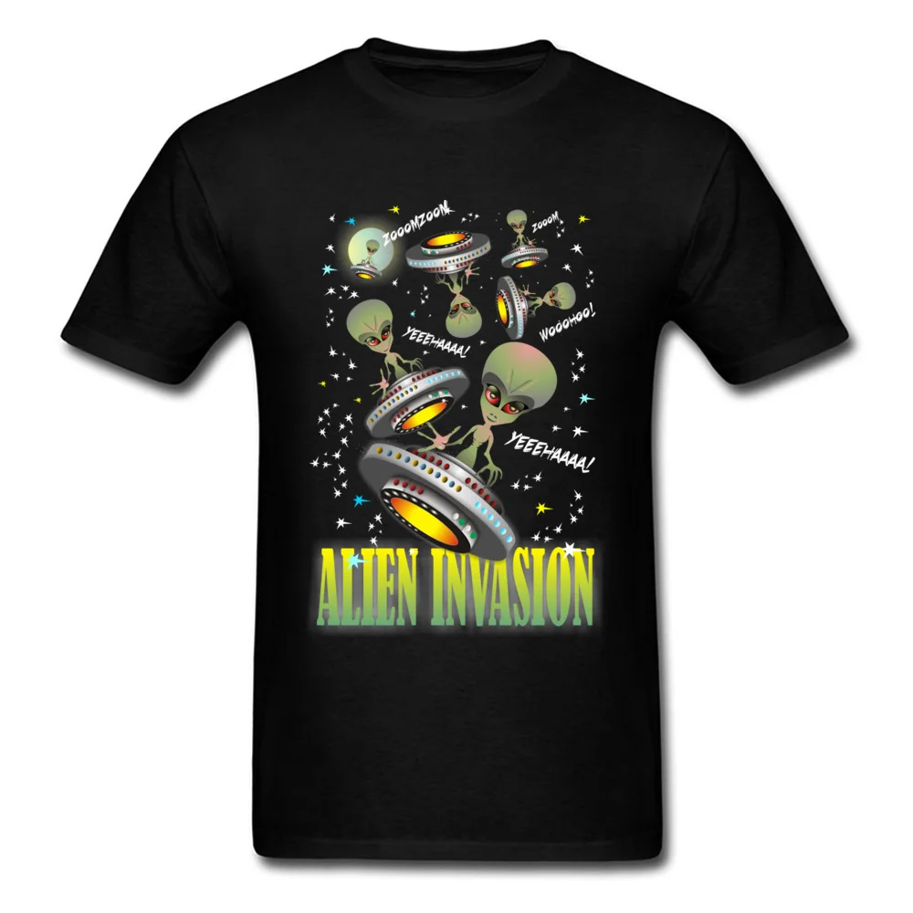 Alien Invasion T-shirt Men Tee-shirt Black Tshirt Whimsical Designer T Shirts Hip Hop Tops UFO Tee Birthday Gift Clothes Cotton
Alien Invasion T-shirt Men Tee-shirt Black Tshirt Whimsical Designer T Shirts Hip Hop Tops UFO Tee Birthday Gift Clothes Cotton