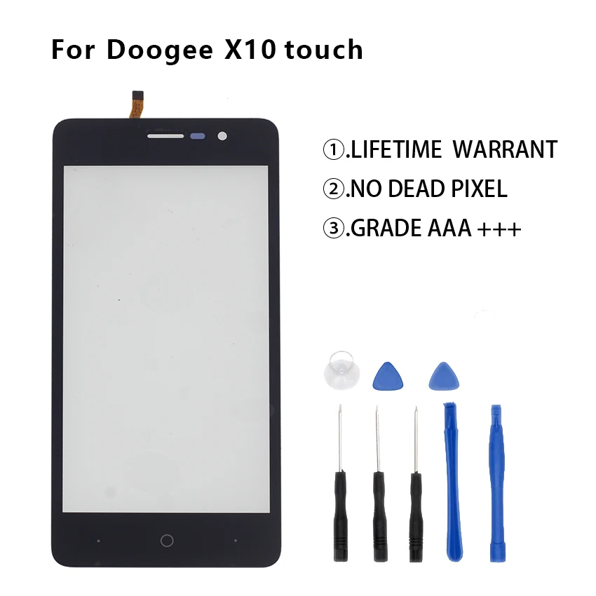 5.0 Mobile Phone Touch Glass For Doogee X10 Touch Screen Digitizer Sensor Touch Screen Front Glass Lens Panel Free Tools
5.0 Mobile Phone Touch Glass For Doogee X10 Touch Screen Digitizer Sensor Touch Screen Front Glass Lens Panel Free Tools