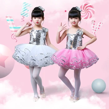 New Snow baby show dance clothes kindergarten children fluffy skirt modern dance sequins costumes Princess costume 
New Snow baby show dance clothes kindergarten children fluffy skirt modern dance sequins costumes Princess costume