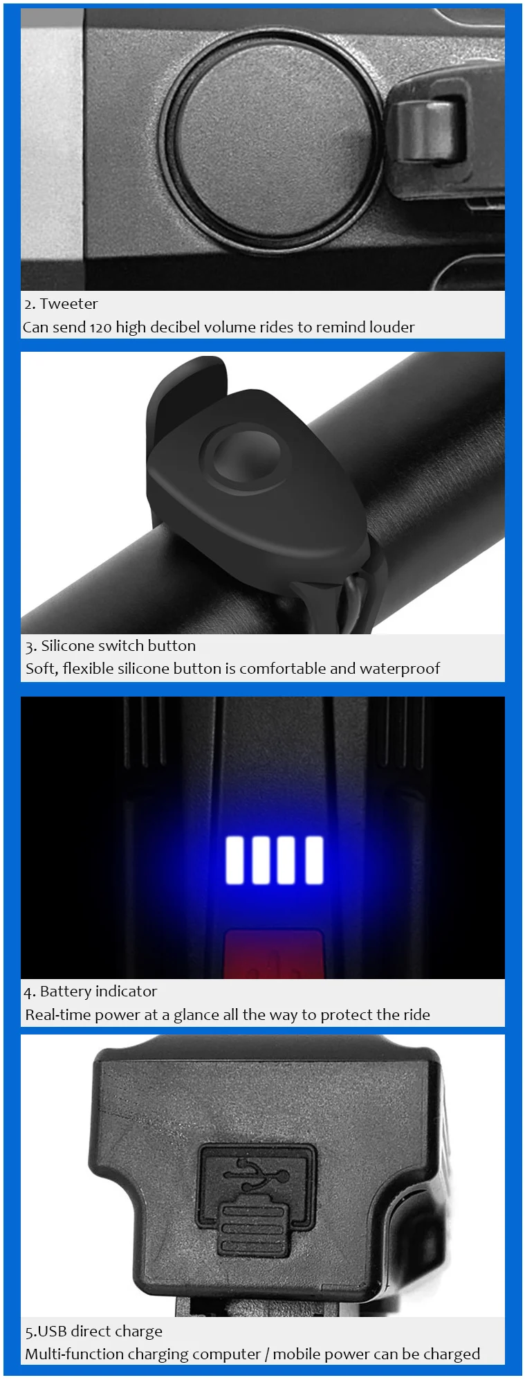 Clearance Bike Horn bell alarm cycling light usb led lamp farol bicycle headlight luz bicicleta delantera bycicle fahrrad licht luces para 12 Clearance Bike Horn bell alarm cycling light usb led lamp farol bicycle headlight luz bicicleta delantera bycicle fahrrad licht luces para 12