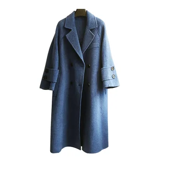 KMETRAM Women Casual Slim Warm Wool Coat 2020 Ladies Winter Spring Long Blue Red Alpaca Coats Chaquetas Invierno Mujer MY121
KMETRAM Women Casual Slim Warm Wool Coat 2020 Ladies Winter Spring Long Blue Red Alpaca Coats Chaquetas Invierno Mujer MY121