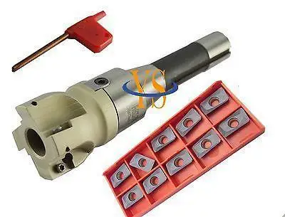 R8 M12 FMB22 arbor + BAP400R 63-22-4T торцевая фреза и 10 шт. вставок AMPT1604 фрезерование с ЧПУ
R8 M12 FMB22 arbor + BAP400R 63-22-4T торцевая фреза и 10 шт. вставок AMPT1604 фрезерование с ЧПУ