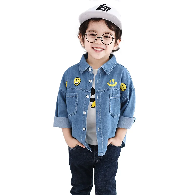 New Brand Fashion Children Boy's Shirts Casual Long Sleeve Denim Cotton Kids Shirt Spring Autumn Clothing Blouses For 2-6Y
New Brand Fashion Children Boy's Shirts Casual Long Sleeve Denim Cotton Kids Shirt Spring Autumn Clothing Blouses For 2-6Y