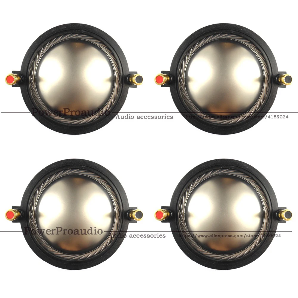 

4pcs /lot Replacement diaphragm for 74.46 mm Diaphragm for B&C DE800 aluminium voice coil titanium diaphragm 8ohm or 16 ohm