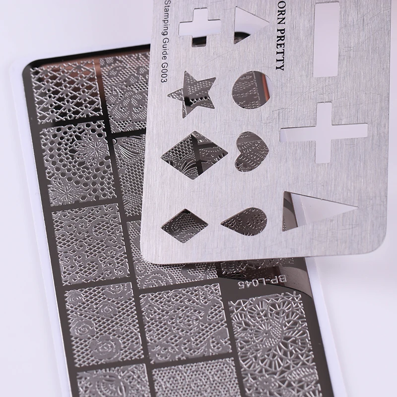 BORN PRETTY Stamping Guide Templates Rectangle Full French Nail Tips Star Heart Cross 1Pc Stainless Steel Nail Art Tools
BORN PRETTY Stamping Guide Templates Rectangle Full French Nail Tips Star Heart Cross 1Pc Stainless Steel Nail Art Tools