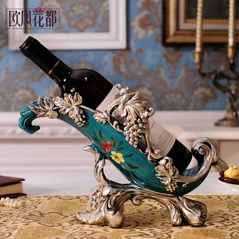 European wine rack Home Furnishing jewelry ornaments luxury Decor resin crafts cabinet room decoration
European wine rack Home Furnishing jewelry ornaments luxury Decor resin crafts cabinet room decoration