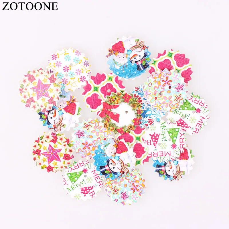 ZOTOONE 100 Pcs DIY Handmade Christmas Scrapbooking Accessories Wood Buttons for Clothing Sewing Wooden Button Scrabook Crafts
ZOTOONE 100 Pcs DIY Handmade Christmas Scrapbooking Accessories Wood Buttons for Clothing Sewing Wooden Button Scrabook Crafts