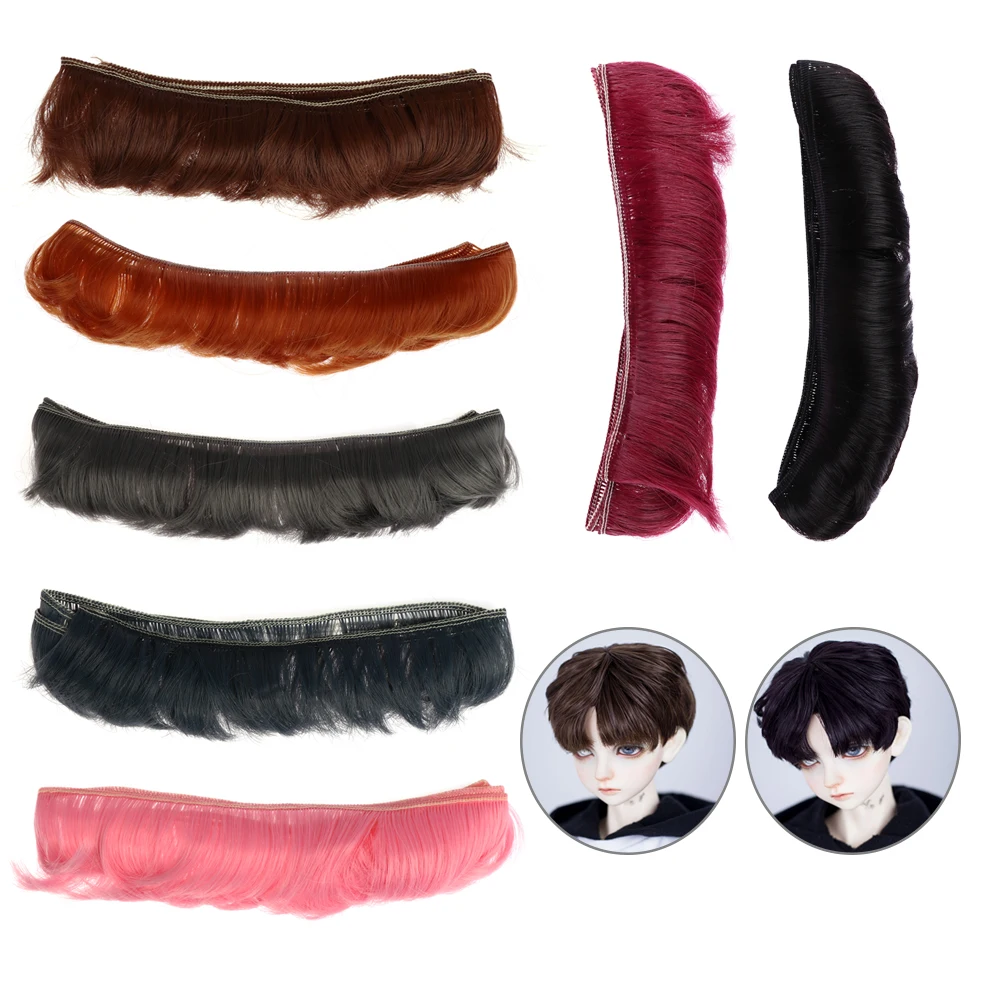 2019 New 5cm Short Curly Fringe Wigs doll hair black blown khaki DIY wigs for 1/6 1/4 1/3 Doll handmade doll bang doll wigs
2019 New 5cm Short Curly Fringe Wigs doll hair black blown khaki DIY wigs for 1/6 1/4 1/3 Doll handmade doll bang doll wigs