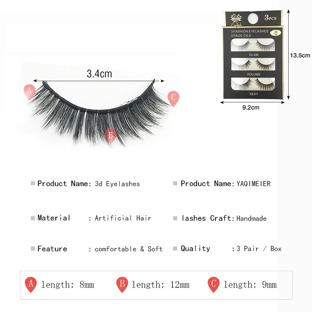 JML3D02 natural eyelashes (8)