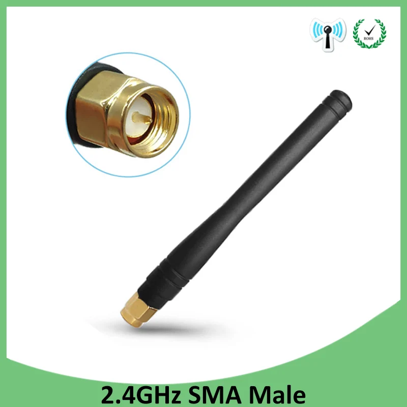 5pcs 2.4GHz WIFI Antenna 2dBi-3dbi Aerial SMA Male connector wi fi antena 2.4 ghz antenne wi-fi for Wireless Router antenas
5pcs 2.4GHz WIFI Antenna 2dBi-3dbi Aerial SMA Male connector wi fi antena 2.4 ghz antenne wi-fi for Wireless Router antenas