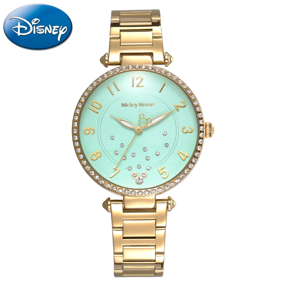 New Disney Women Quartz Steel Bracelet Round Simple Fashion Mickey Mouse Watches Elegant Ladies Dress Luxury Rhinestone Stone
New Disney Women Quartz Steel Bracelet Round Simple Fashion Mickey Mouse Watches Elegant Ladies Dress Luxury Rhinestone Stone