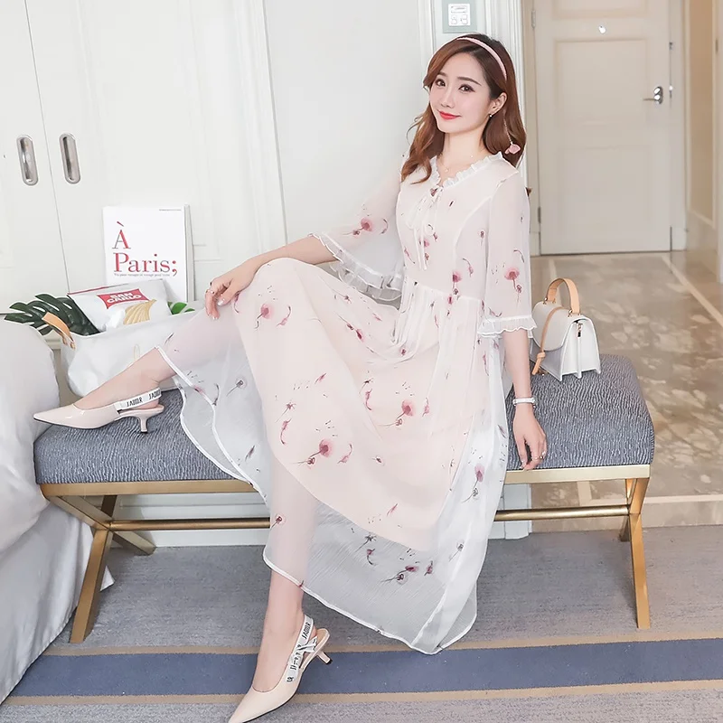 New summer floral chiffon maternity dress fairy skirt waist dress maternity dress sweet loose fashion pregnancy skirt
New summer floral chiffon maternity dress fairy skirt waist dress maternity dress sweet loose fashion pregnancy skirt