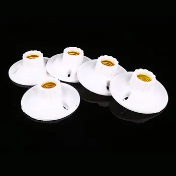 30pcs High Quality Plum Shape Lamp Bases E27 PP Plastic Flame-retardant Light Head Compression Thread Socket Flat Lamp Holder
30pcs High Quality Plum Shape Lamp Bases E27 PP Plastic Flame-retardant Light Head Compression Thread Socket Flat Lamp Holder