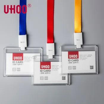 UHOO 6615 Acrylic Horizontal Business ID Card Holder Work ID Holder Name Badge Holder Card Holder with Lanyard
UHOO 6615 Acrylic Horizontal Business ID Card Holder Work ID Holder Name Badge Holder Card Holder with Lanyard