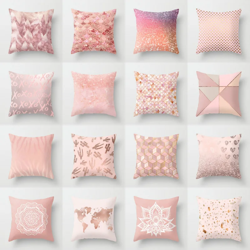 Elife Polyester abstract rosegold blush glitter Bohemian Cushion Cover throw Pillow Case Cover For Sofa Car Home Decor 45*45CM
Elife Polyester abstract rosegold blush glitter Bohemian Cushion Cover throw Pillow Case Cover For Sofa Car Home Decor 45*45CM