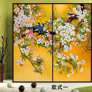 Custom European country style Static Cling Stained Glass Window Film Star plum flower for windows doors wardrobe furniture foil
Custom European country style Static Cling Stained Glass Window Film Star plum flower for windows doors wardrobe furniture foil