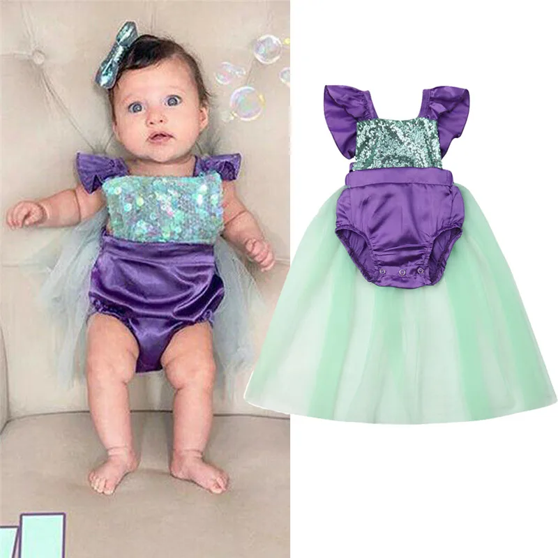Newborn Summer Baby Clothing Bebe One-Pieces Clothes Baby Girls Sequin Mermaid Bodysuits Tutu Skirt Dress Summer Outfits Clothes
Newborn Summer Baby Clothing Bebe One-Pieces Clothes Baby Girls Sequin Mermaid Bodysuits Tutu Skirt Dress Summer Outfits Clothes