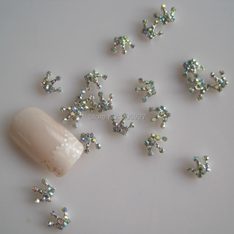 MD-741 10pcs Fancy Crystal AB Rhinestone Small Silver Crown Deco Metal Charms Metal Deco Charms Nail Art
MD-741 10pcs Fancy Crystal AB Rhinestone Small Silver Crown Deco Metal Charms Metal Deco Charms Nail Art