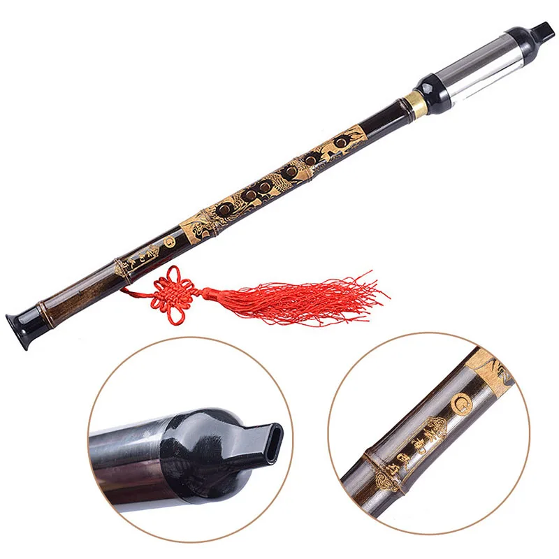 1Pc Chinese Ethnic Instrument Black Bamboo Bawu Pipe BaWu Flute Tune G Detachable
1Pc Chinese Ethnic Instrument Black Bamboo Bawu Pipe BaWu Flute Tune G Detachable