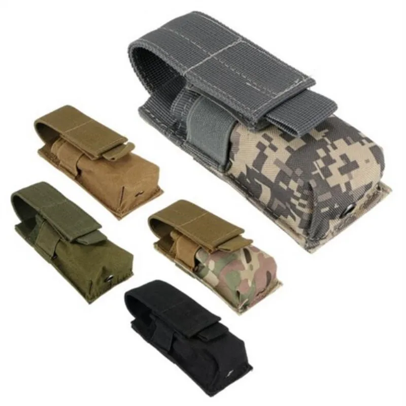 Military Tactical Single Pistol Magazine Pouch Tool Flashlight Sheath Airsoft Hunting Ammo Molle Pouch Multifunction Bags New
Military Tactical Single Pistol Magazine Pouch Tool Flashlight Sheath Airsoft Hunting Ammo Molle Pouch Multifunction Bags New