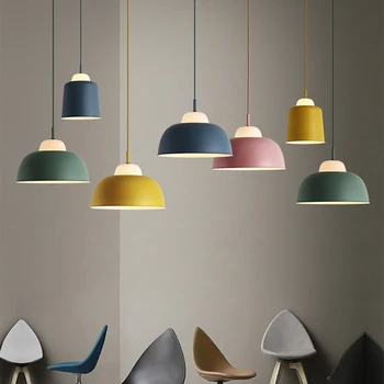 4 Colors Modern Pendant Lights Nordic for Home Lobby Dinning Room Creative suspension luminaire Led Hanglamp Iron E27
4 Colors Modern Pendant Lights Nordic for Home Lobby Dinning Room Creative suspension luminaire Led Hanglamp Iron E27