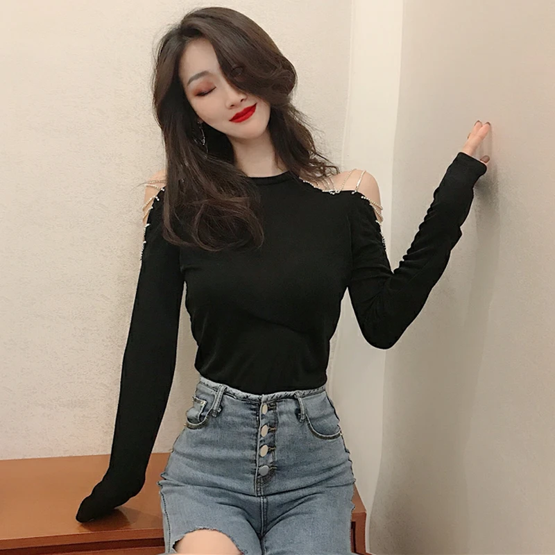fashion new long sleeve shirt women clothes Vintage Hollow Out chic korean autumn hipster bodycon aesthetic tops O-Neck tees
fashion new long sleeve shirt women clothes Vintage Hollow Out chic korean autumn hipster bodycon aesthetic tops O-Neck tees