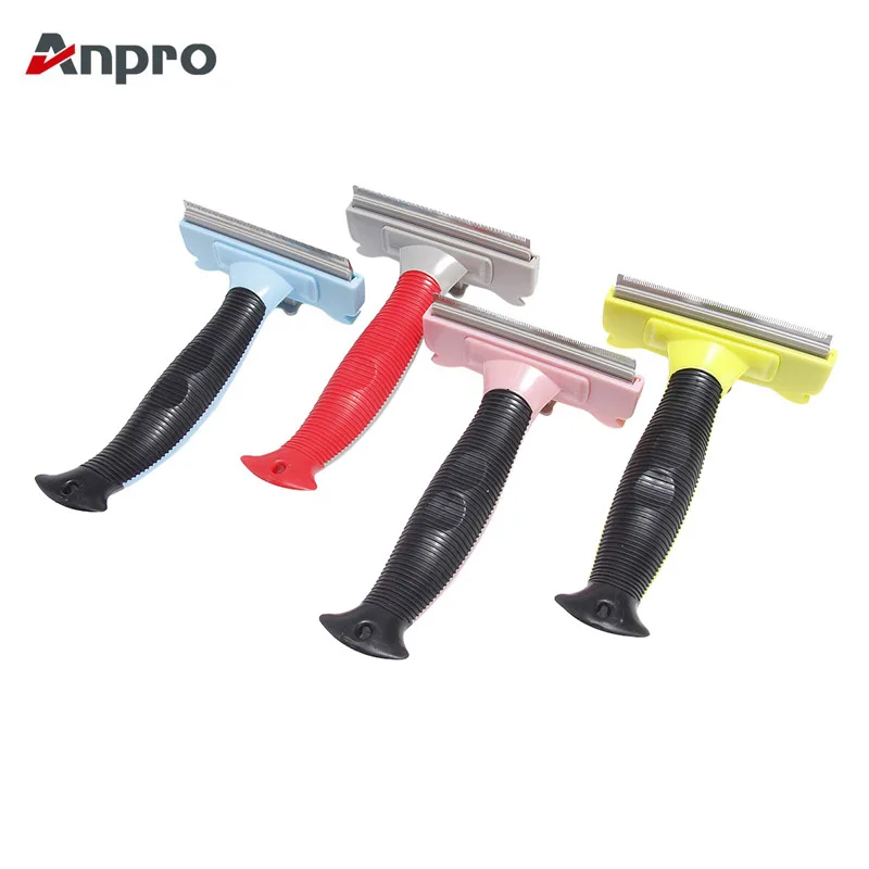 Anpro Dog Cat Hair Remover Comb Pet Grooming Brush Professional Deshedding Tool for Dogs Cats Pet Trimmer Combs Pet Supplies
Anpro Dog Cat Hair Remover Comb Pet Grooming Brush Professional Deshedding Tool for Dogs Cats Pet Trimmer Combs Pet Supplies