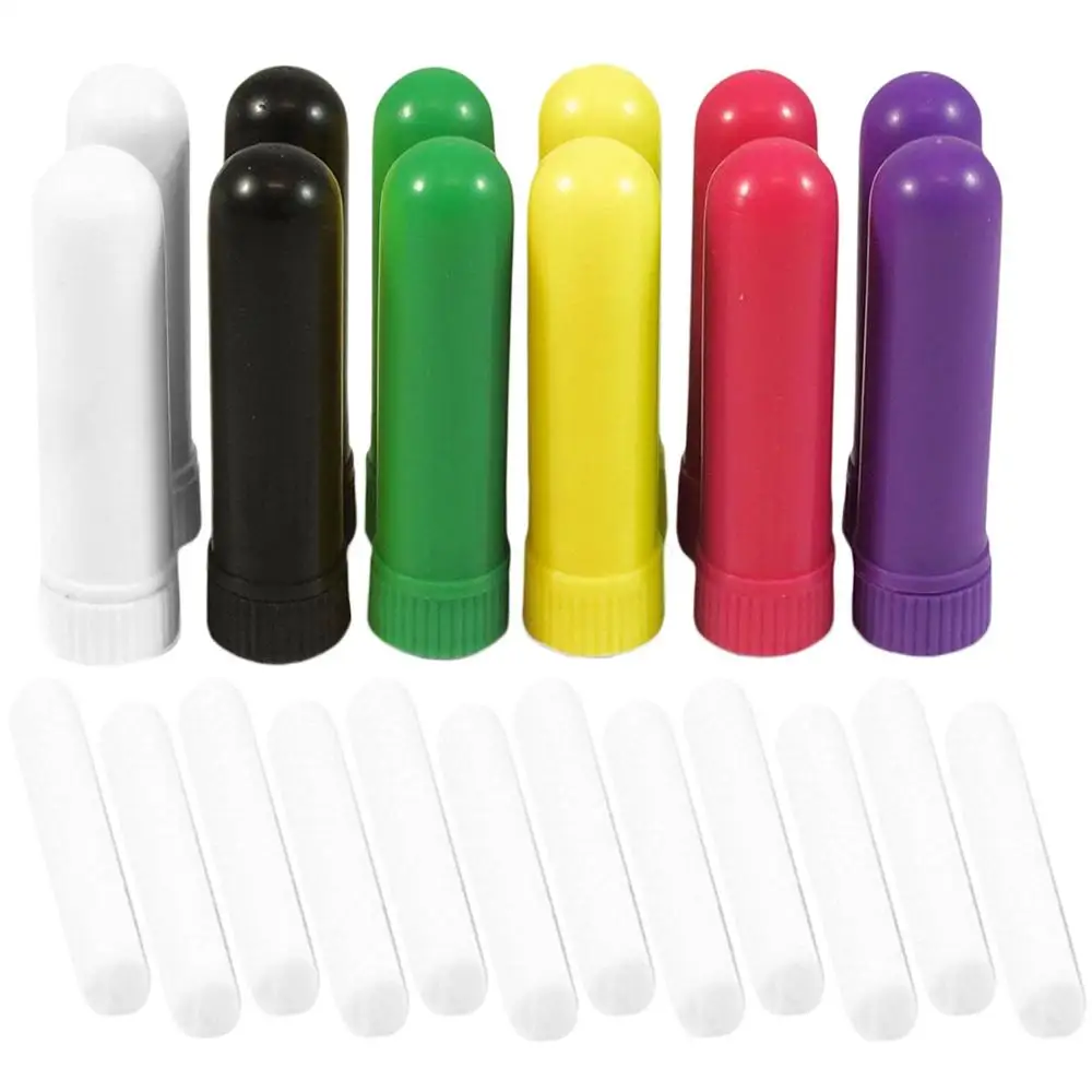 52sets/lot Colorful Nasal Inhaler Sticks with High Quality Cotton Wicks
52sets/lot Colorful Nasal Inhaler Sticks with High Quality Cotton Wicks