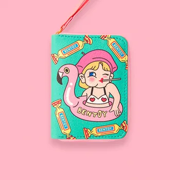 Girls Leather Wallets Coin Pocket Zipper PU Leather Mini Wallet with Coin High Quality Famale Purse cartera
Girls Leather Wallets Coin Pocket Zipper PU Leather Mini Wallet with Coin High Quality Famale Purse cartera