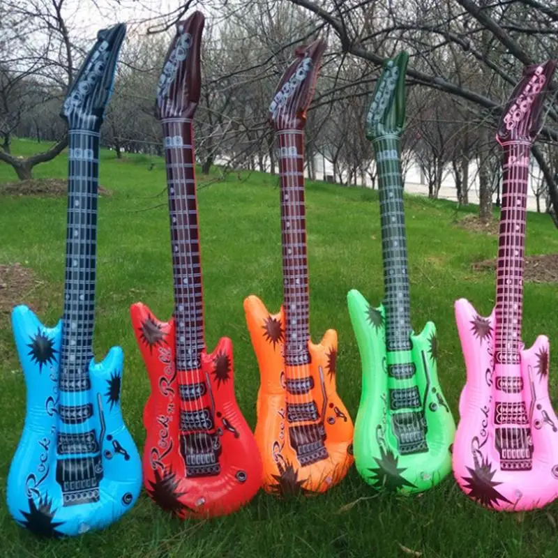 95cm Inflatable Guitar Toy Pvc Stage Props Children's Simulation Inflatable Instruments Multi-color Party Large Show Accessories
95cm Inflatable Guitar Toy Pvc Stage Props Children's Simulation Inflatable Instruments Multi-color Party Large Show Accessories