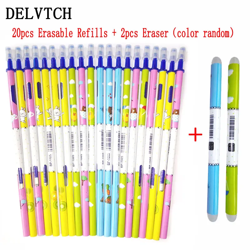 DELVTCH 0.5mm Erasable Pen Refill 20Pcs/Set Gel Pen Rod Magic Pen Blue/Black Ink Office School Stationery Writing Tool Gift
DELVTCH 0.5mm Erasable Pen Refill 20Pcs/Set Gel Pen Rod Magic Pen Blue/Black Ink Office School Stationery Writing Tool Gift