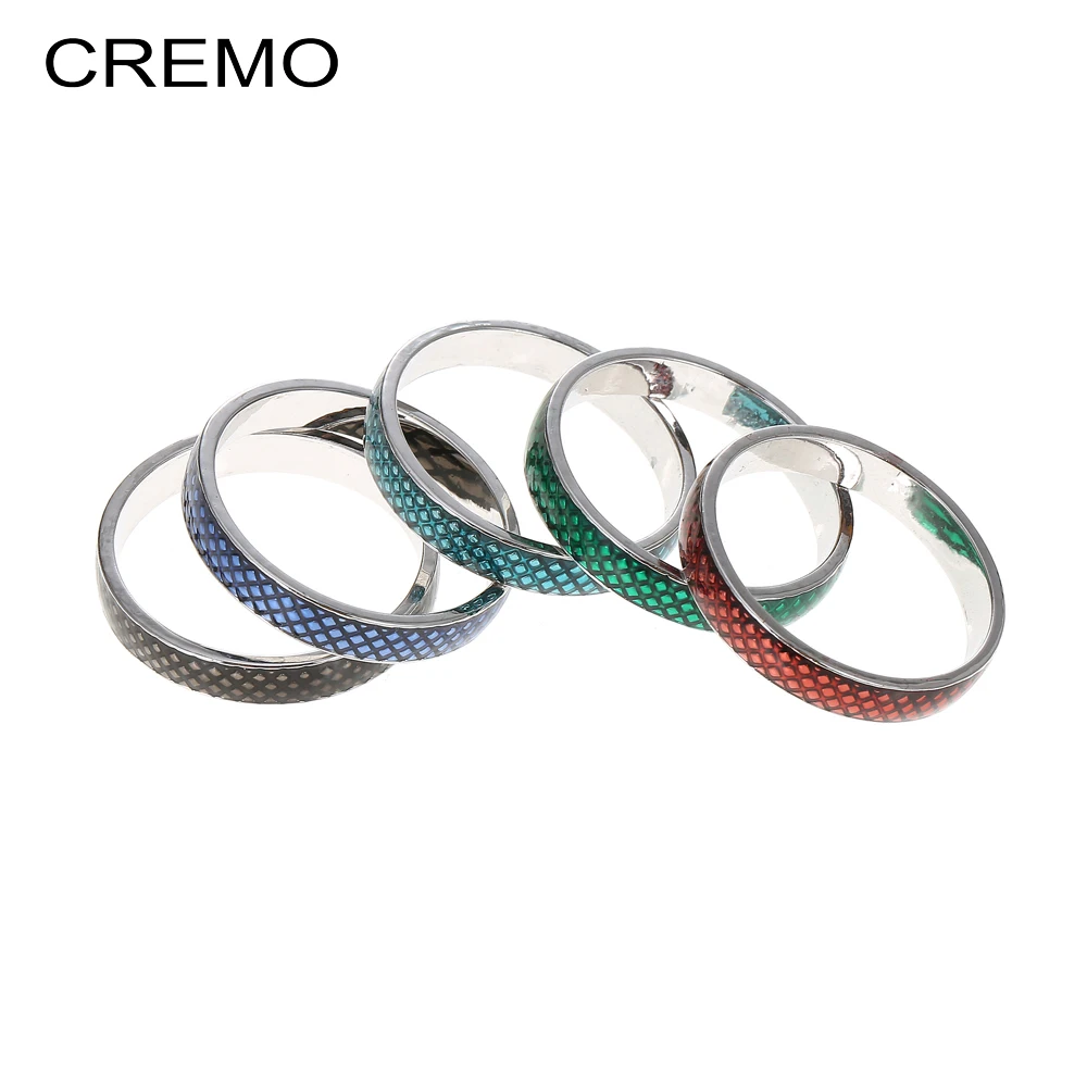 Женские кольца Cremo красные/зеленые/синие/черные эмалированные с перекрестной