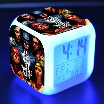 Movie Figure Justice Leag Juguetes LED Colorful Touch Light Alarm Clock Super Heros Figma Toys
Movie Figure Justice Leag Juguetes LED Colorful Touch Light Alarm Clock Super Heros Figma Toys