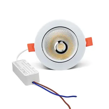 

High Quality LED COB Downlight 3W 5W 7W 9W 12W 15W 18W Aluminum AC110V 220V LED Down Light Ceiling Recessed Lamp Spot Light