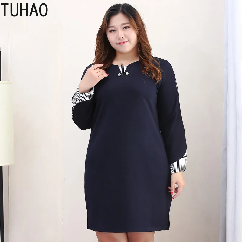 TUHAO 2019 10xl 8xl 6xl Plus Size Woman Split Elegant OL Elegant Dresses Vintage Office Lady Dresses Spliced Striped Dress MS50
TUHAO 2019 10xl 8xl 6xl Plus Size Woman Split Elegant OL Elegant Dresses Vintage Office Lady Dresses Spliced Striped Dress MS50
