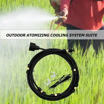 Outdoor Misting Cooling System Kit For Greenhouse Garden Patio Waterring Irrigation Mister Line 6-18M Mist Nozzle Sprayer System
Outdoor Misting Cooling System Kit For Greenhouse Garden Patio Waterring Irrigation Mister Line 6-18M Mist Nozzle Sprayer System