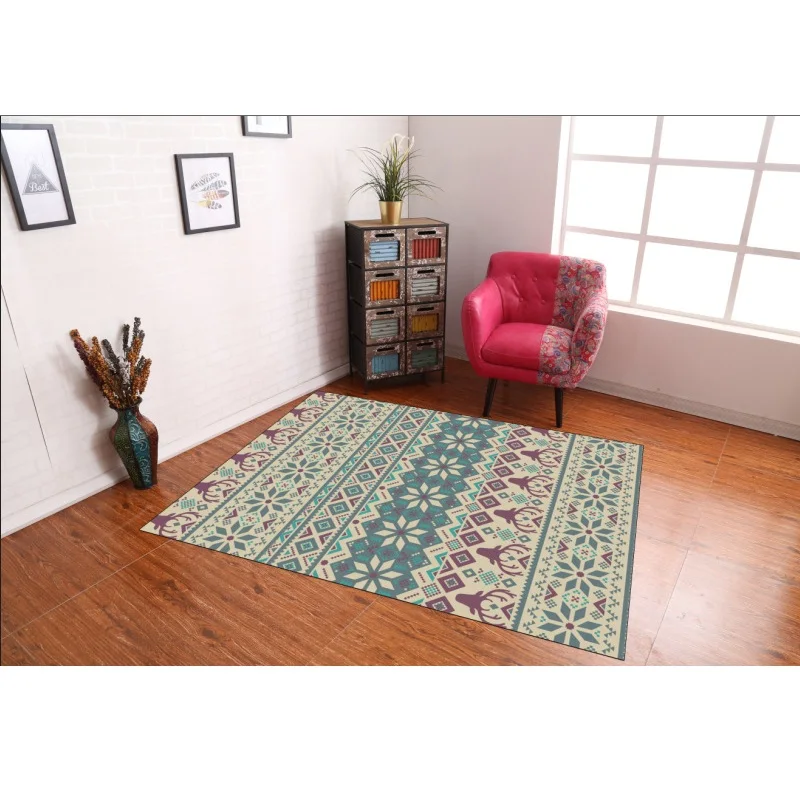 New Turkish Style Printed Carpet Mat Ethnic Style Print High Quality Home Mat Modern Living Room Carpet Thicken Parlor Rug Mats
New Turkish Style Printed Carpet Mat Ethnic Style Print High Quality Home Mat Modern Living Room Carpet Thicken Parlor Rug Mats