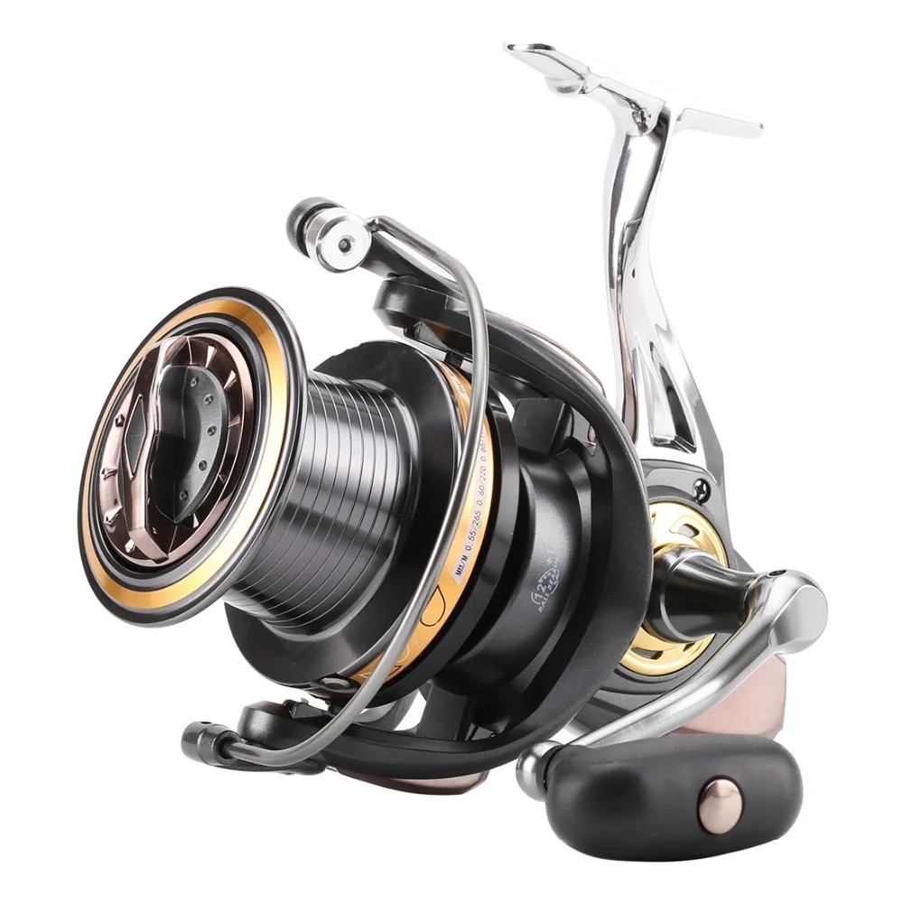 RuiJin TYC8000 10000 Spinning Reels 13BB 4.0:1 All Metal Professional Saltwater Reel Sea Trolling Fishing Reel for Carp Tackle
RuiJin TYC8000 10000 Spinning Reels 13BB 4.0:1 All Metal Professional Saltwater Reel Sea Trolling Fishing Reel for Carp Tackle