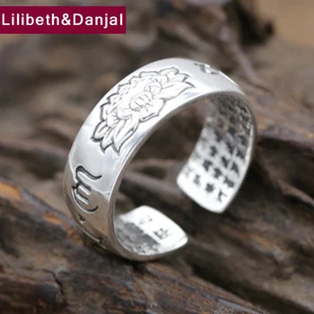 2017 NEW Men Women Ring 999 Sterling Silver Jewelry Flower Ethnic Lotus Adjustable Finger Ring Christmas Gift Fine jewelry FR59
2017 NEW Men Women Ring 999 Sterling Silver Jewelry Flower Ethnic Lotus Adjustable Finger Ring Christmas Gift Fine jewelry FR59