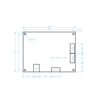 

For MKS GEN L Compatible with TFT32 LCD Display Support TMC2208 Motor Driver 3D Print Kits UY8