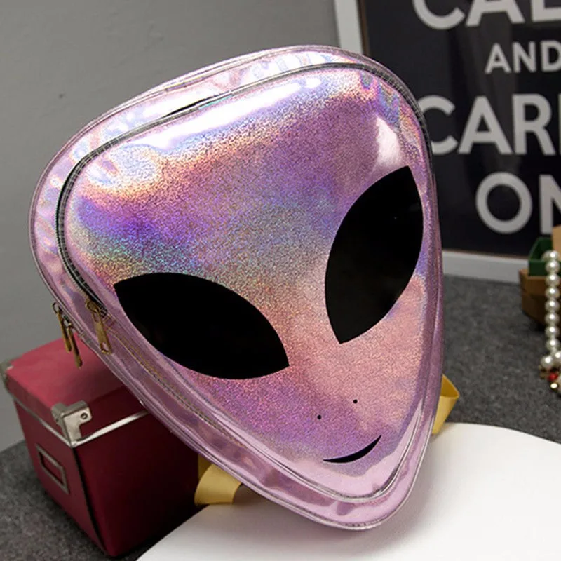 Brand 5 Types Laser 3D Aliens Backpack 5 Colors Reflection Harajuku Style School Bag for Teenagers Transparent Backpack
Brand 5 Types Laser 3D Aliens Backpack 5 Colors Reflection Harajuku Style School Bag for Teenagers Transparent Backpack