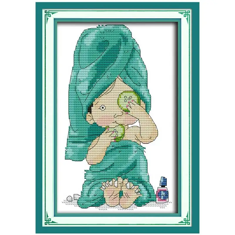 Beauty and manicure s Counted Cross Stitch 11CT 14CT Cross Stitch Set Wholesale Cross-stitch Kit Embroidery Needlework
Beauty and manicure s Counted Cross Stitch 11CT 14CT Cross Stitch Set Wholesale Cross-stitch Kit Embroidery Needlework