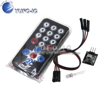 1838 Infrared Wireless Remote control kit Black Infrared Remote control receiving board 4 pieces red outside expansion
1838 Infrared Wireless Remote control kit Black Infrared Remote control receiving board 4 pieces red outside expansion