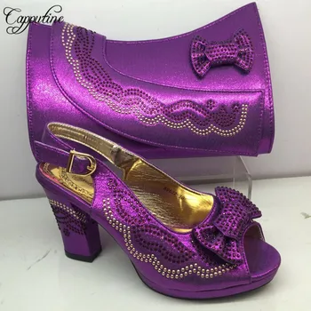 Capputine Nigerian Elegant Pumps 10CM Shoes And Bags Set Italian Style Woman Shoes And Purse Set For Party 6Colors BL295C
Capputine Nigerian Elegant Pumps 10CM Shoes And Bags Set Italian Style Woman Shoes And Purse Set For Party 6Colors BL295C