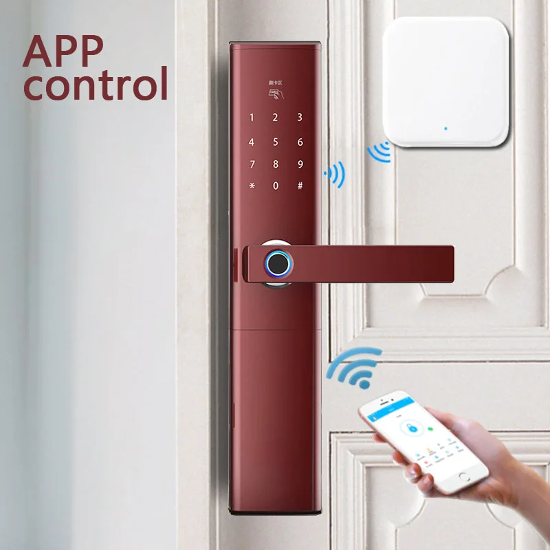 Fingerprint Smart Lock Password IC Card Doorlock Doorbell Gateway Remote Control App Locks Anti-theft Door Electronic Locks D8
Fingerprint Smart Lock Password IC Card Doorlock Doorbell Gateway Remote Control App Locks Anti-theft Door Electronic Locks D8
